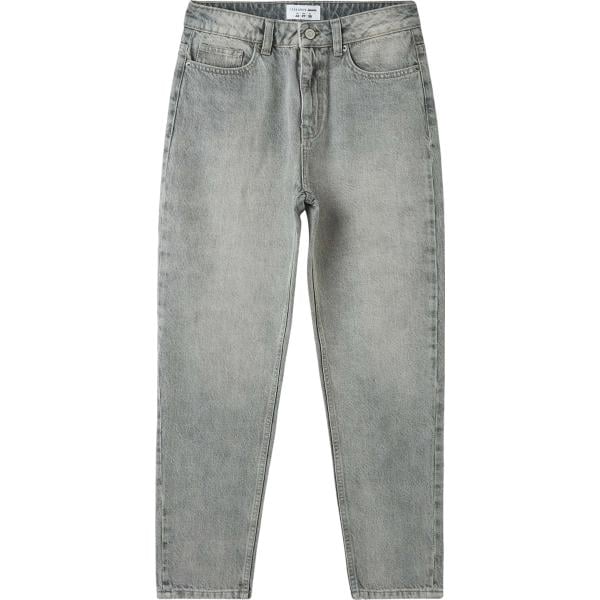 jeans mom Terranova grigio tinta unita