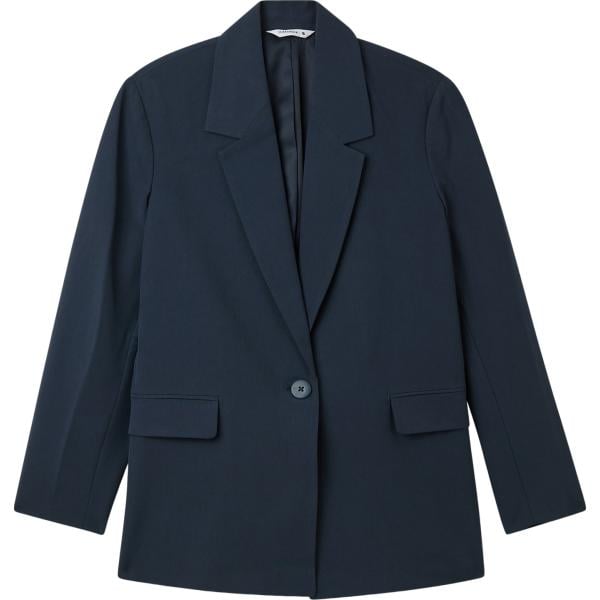 blazer Terranova blu tinta unita