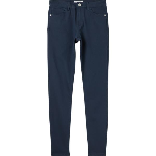 pantaloni skinny Terranova blu tinta unita