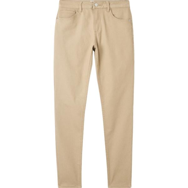 pantaloni skinny Terranova marrone tinta unita