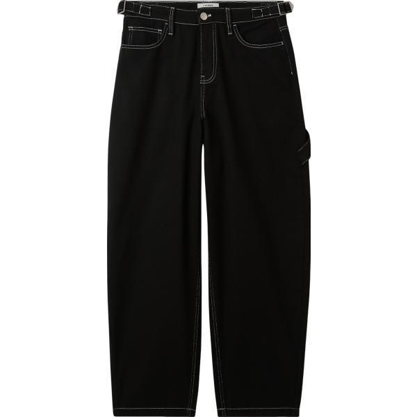 pantaloni Terranova nero tinta unita
