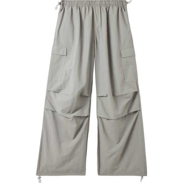 pantaloni cargo Terranova grigio tinta unita