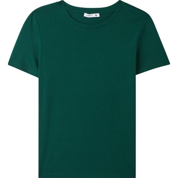 t-shirt Terranova verde tinta unita