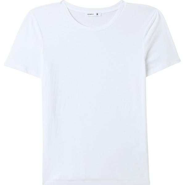 t-shirt Terranova bianco tinta unita