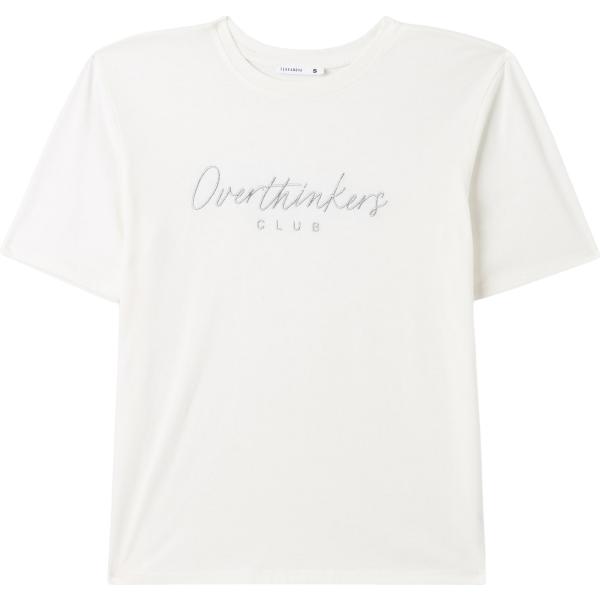 t-shirt Terranova bianco con stampe
