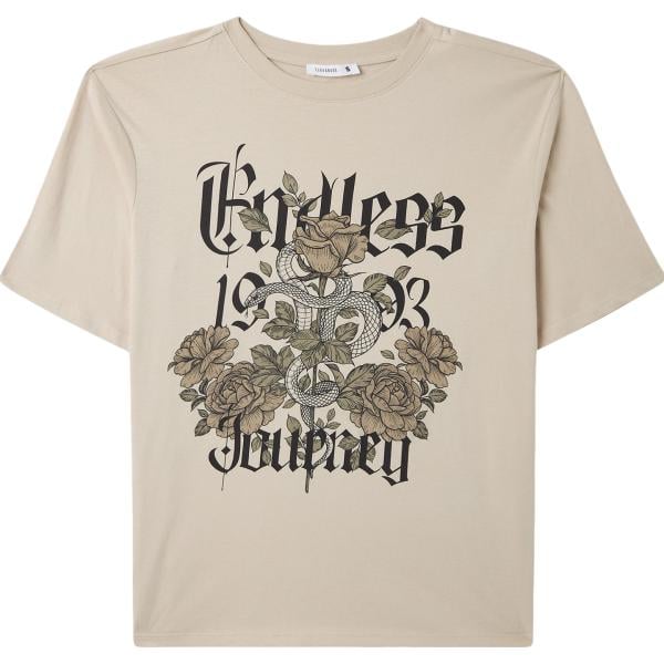 t-shirt Terranova grigio con stampe