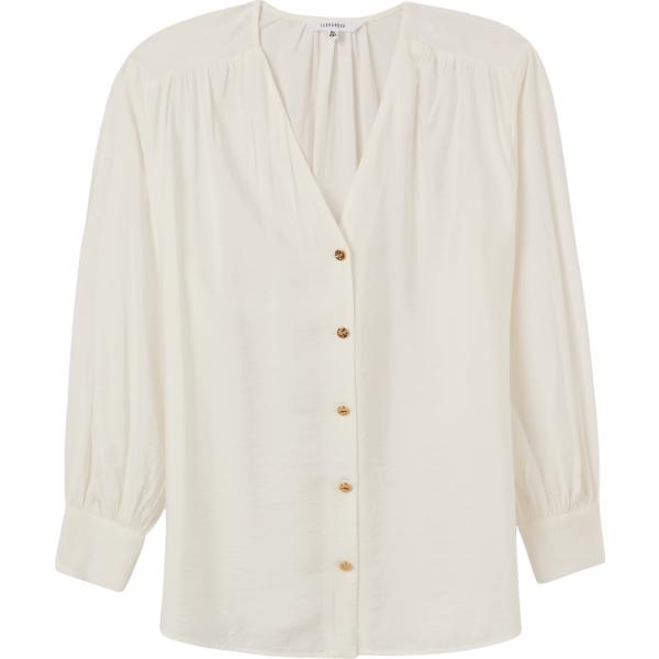 bluse Terranova bianco tinta unita