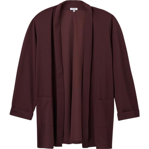 blazer Terranova rosso tinta unita