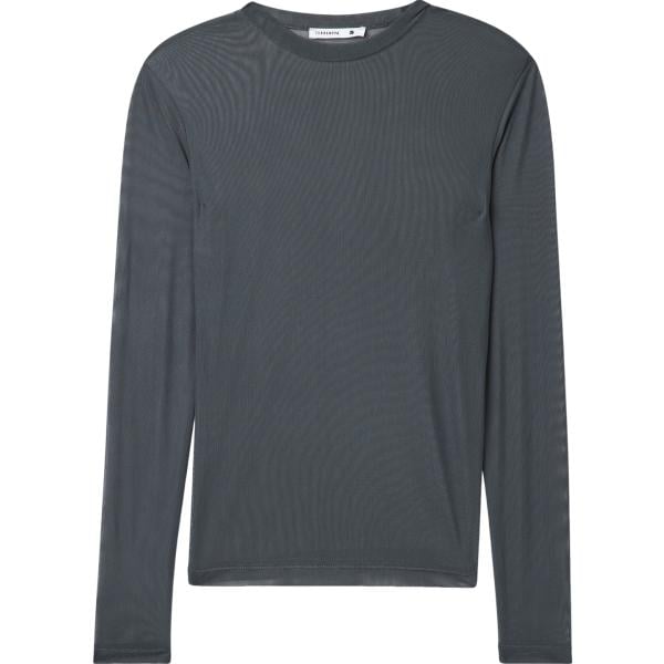 t-shirt Terranova grigio tinta unita