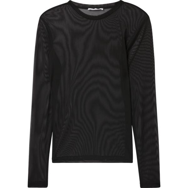 t-shirt Terranova nero tinta unita