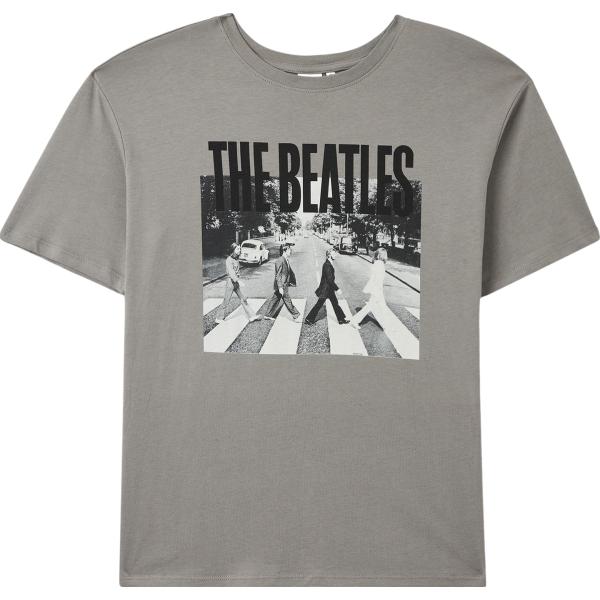 t-shirt Terranova grigio con stampe