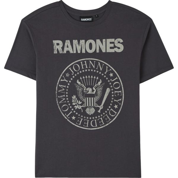t-shirt Terranova grigio con stampe
