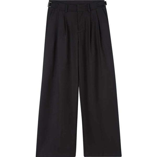 pantaloni Terranova nero tinta unita