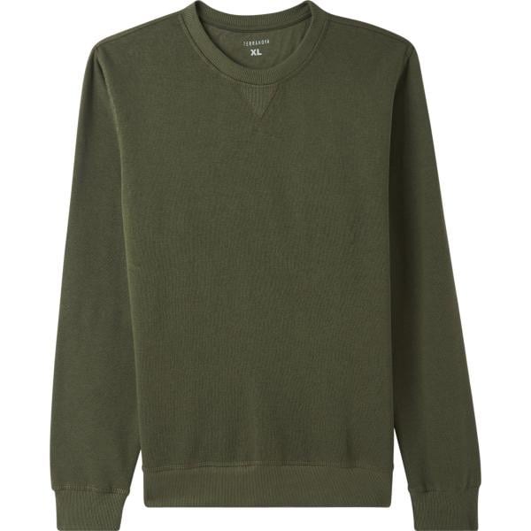 felpe Terranova verde tinta unita
