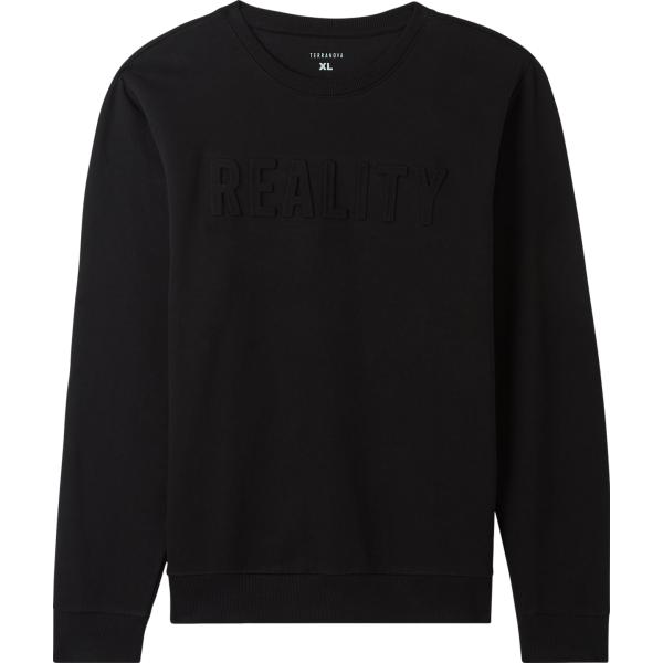 felpe Terranova nero con stampe