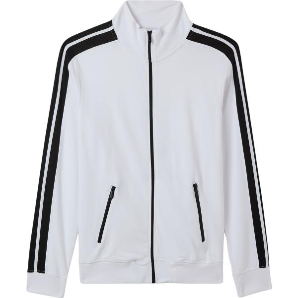 giacche sportive Terranova bianco a righe