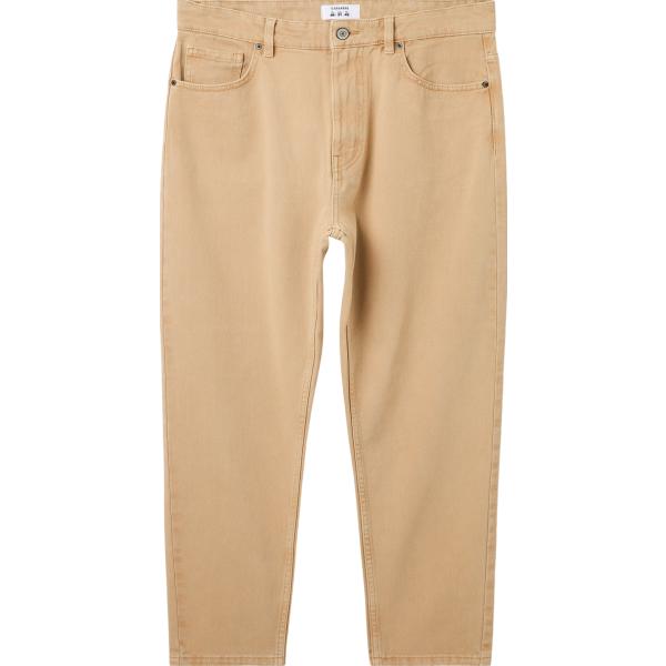 pantaloni Terranova marrone tinta unita