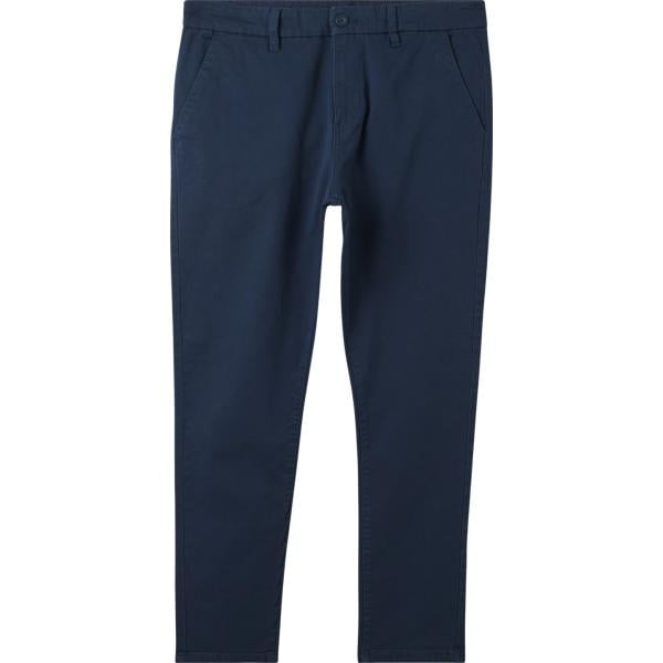 pantaloni chino Terranova blu tinta unita