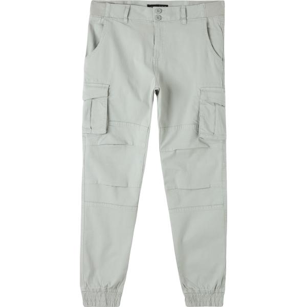 pantaloni cargo Terranova grigio tinta unita