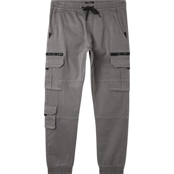 pantaloni cargo Terranova grigio tinta unita