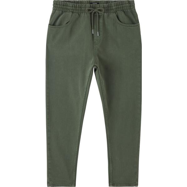 pantaloni Terranova grigio tinta unita