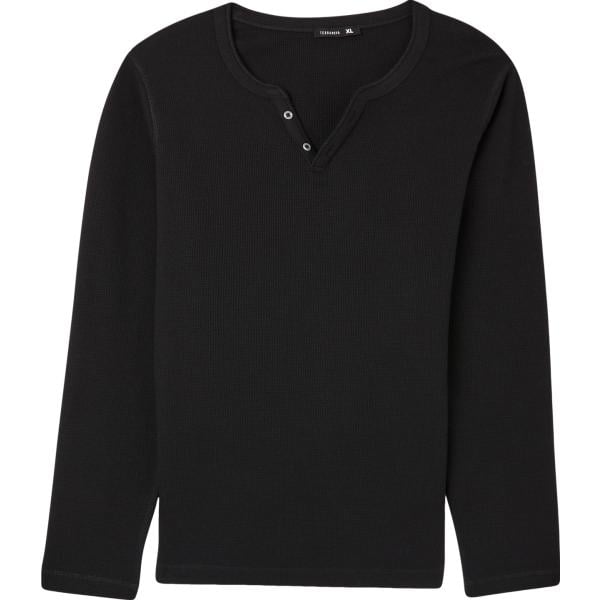 t-shirt Terranova nero tinta unita