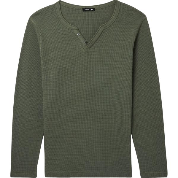 t-shirt Terranova verde tinta unita