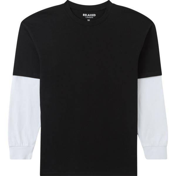 t-shirt Terranova nero