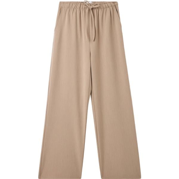 pantaloni Terranova marrone tinta unita