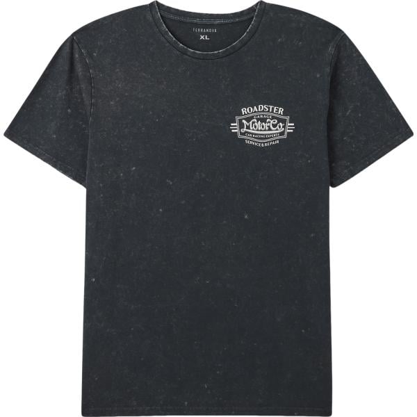 t-shirt Terranova blu con stampe