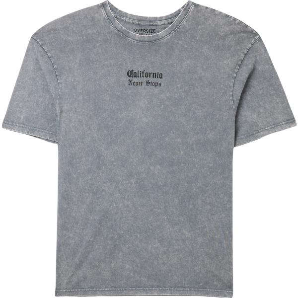 t-shirt Terranova grigio con stampe
