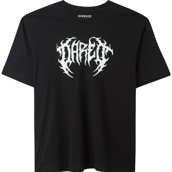t-shirt Terranova nero con stampe