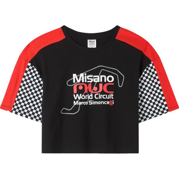 t-shirt Terranova nero con stampe