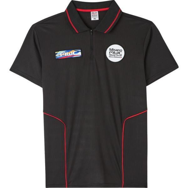 polo Terranova nero con stampe