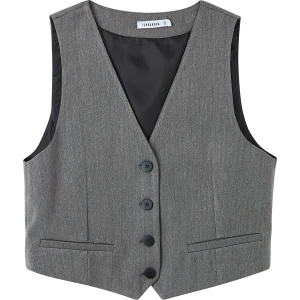 gilet Terranova grigio