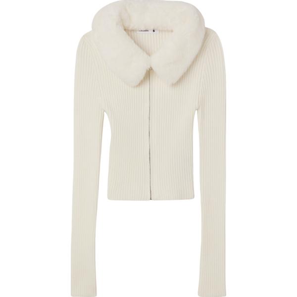 cardigans Terranova bianco tinta unita