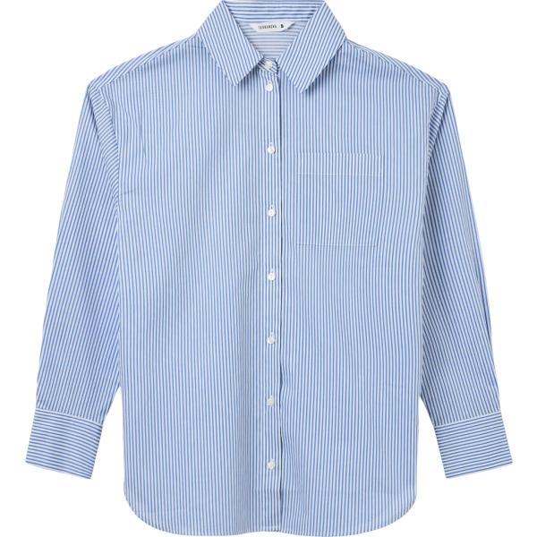 camicie Terranova blu a righe