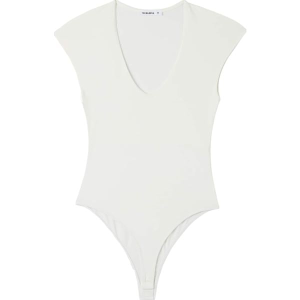 body Terranova bianco tinta unita