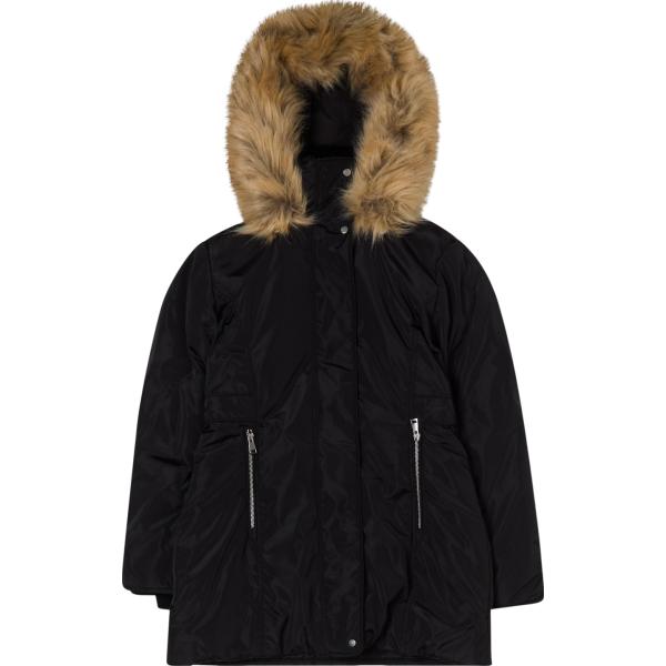 parka Terranova nero tinta unita