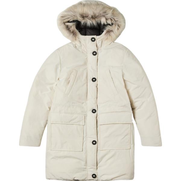 parka Terranova bianco tinta unita