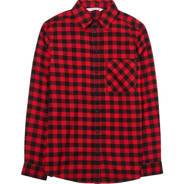 camicie Terranova rosso a quadri