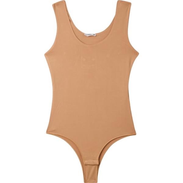 body Terranova marrone tinta unita