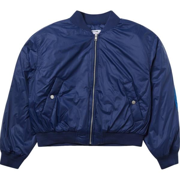 bomber Terranova blu tinta unita