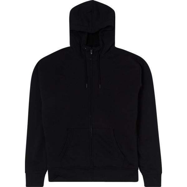 felpe con cappuccio Terranova nero tinta unita