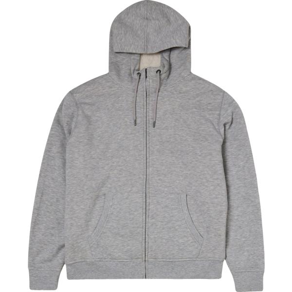felpe con cappuccio Terranova grigio tinta unita