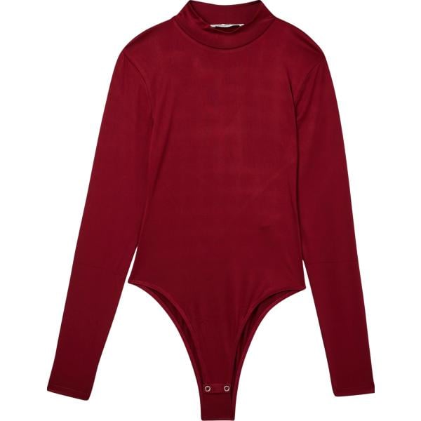 body Terranova rosso tinta unita