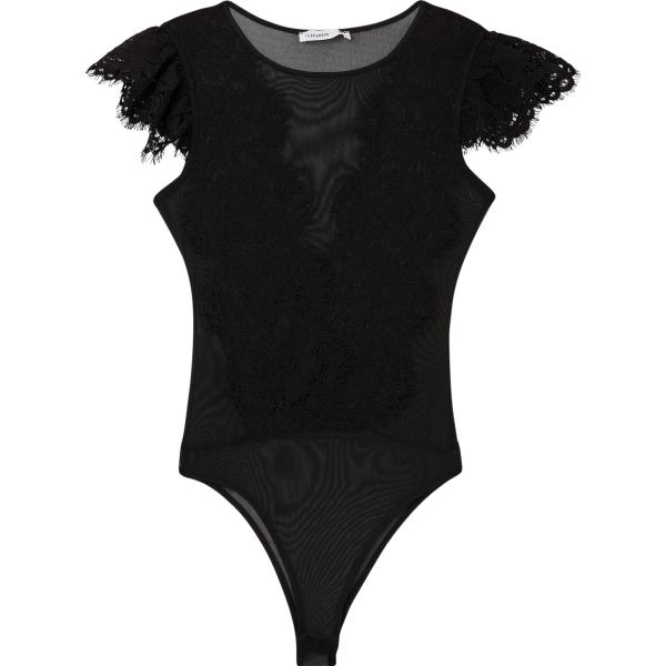 body Terranova nero tinta unita