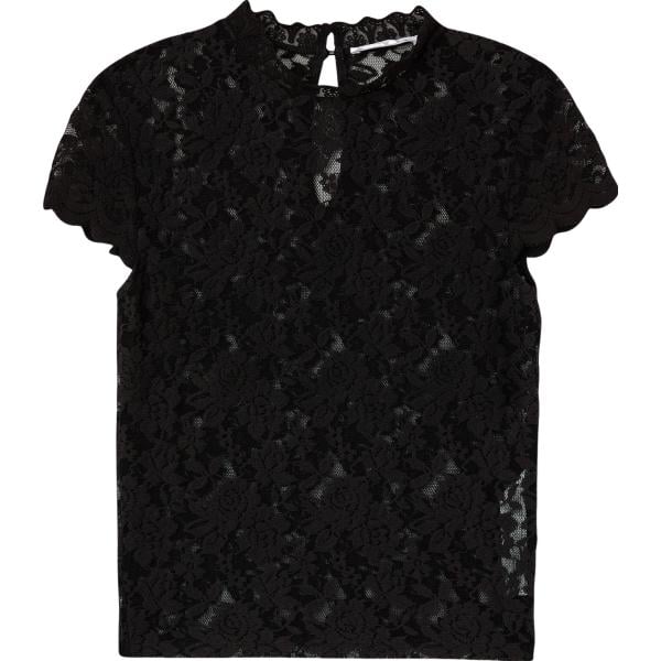 t-shirt Terranova nero tinta unita