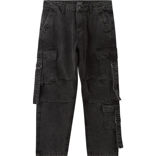 jeans Terranova nero tinta unita