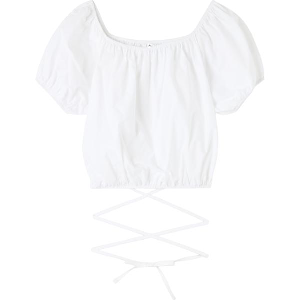 bluse Terranova bianco tinta unita